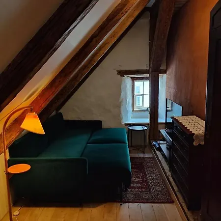 Old Town's Charming Attic Studio Apartment *